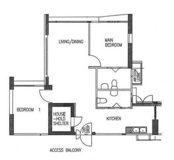 Blk 366 Clementi Avenue 2 (Clementi), HDB 3 Rooms #209824191